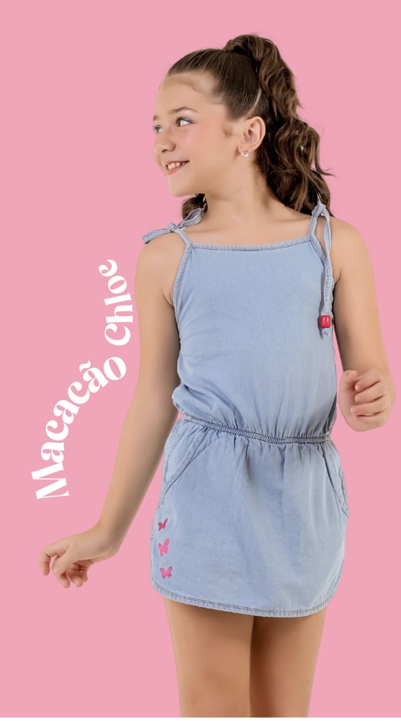 MACAQUINHO SHORT-SAIA JEANS CLARO - Image 4